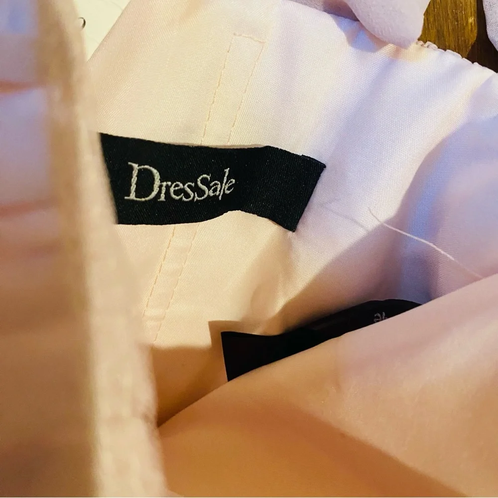 DRESSALE NWT Light Pink Cap Sleeve Sequin Dress - Picture 5 of 7